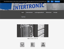Tablet Screenshot of intertronic.de